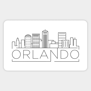 Orlando Minimal Skyline Magnet